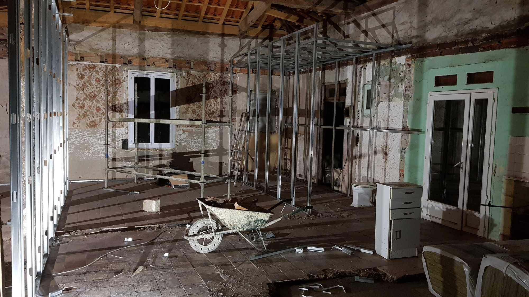travaux avant travaux avant